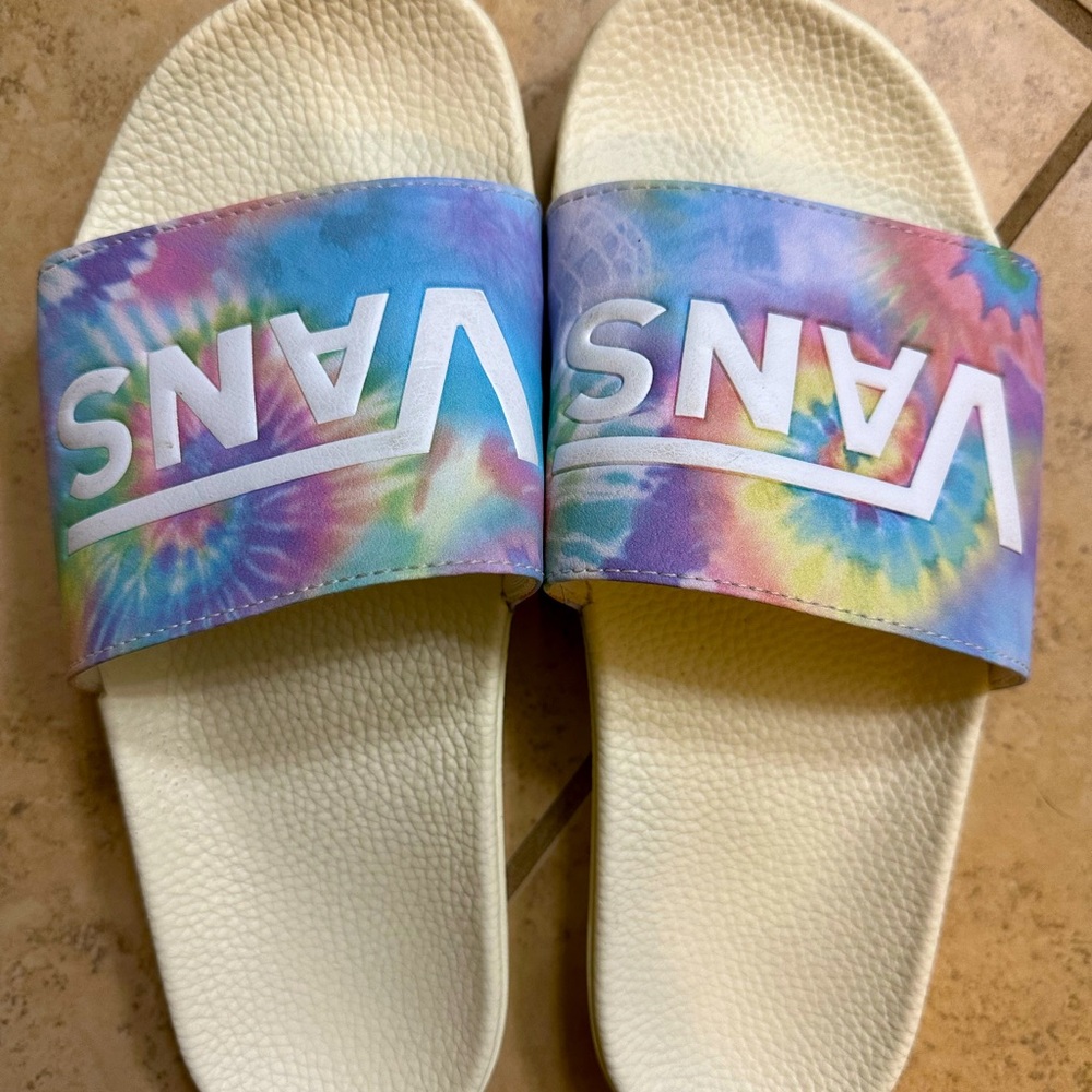 Vans Tie Dye Slides